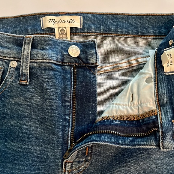 Madewell Mid Rise Stovepipe NWT Size 28T - Picture 16 of 16